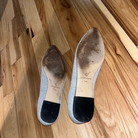 Grey Corsica Como pointed toe flats - Picture 4 of 4